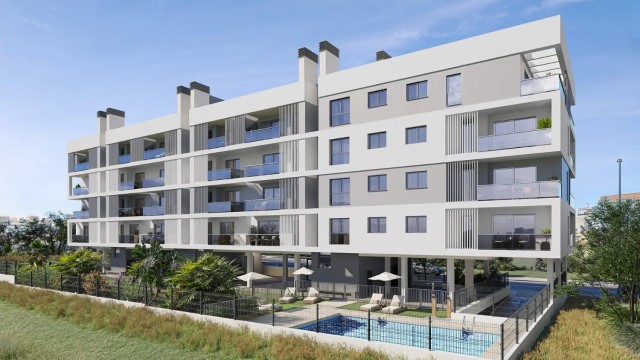 Nieuwbouwappartementencomplex in het CENTRUM van Alicante, met spectaculair uitzicht over de stad, Costa Blanca Noord, Alicante, Spanje.