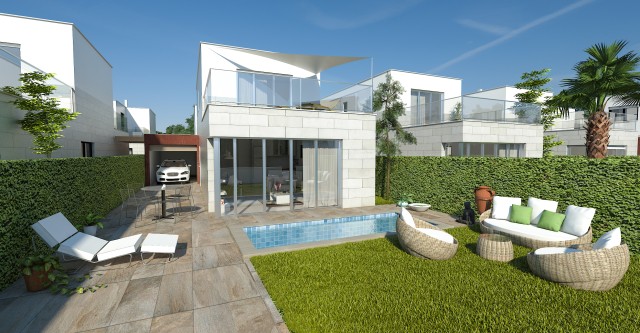 Vrijstaande villa met privé zwembad dicht bij het strand SALADO VILLAGE BEACH & GOLF,Los Alcázares, Costa Calida, Spanje te koop