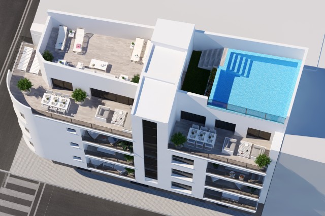 Appartementen en Penthouse met zwembad op het dakterras , Torrevieja, Costa Blanca Zuid, Spanje te koop
