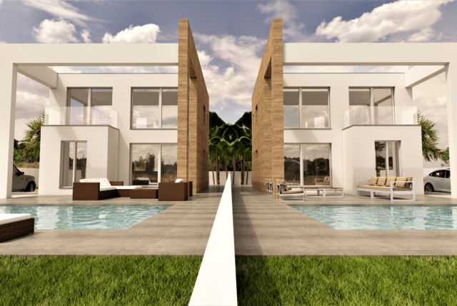 Geweldige nieuwbouw vrijstaande villa in Aguas Nuevas Torrevieja Costa Blanca Zuid, Spanje te koop