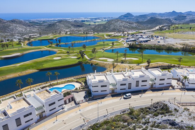 let op Spoedig nieuwe fase  Eerstelijn Golfbaan appartementen met prachtig uitzicht op de golfbaan en de zee, Pulpi, San Juan de Terreros, Costa Cálida, Spanje te koop