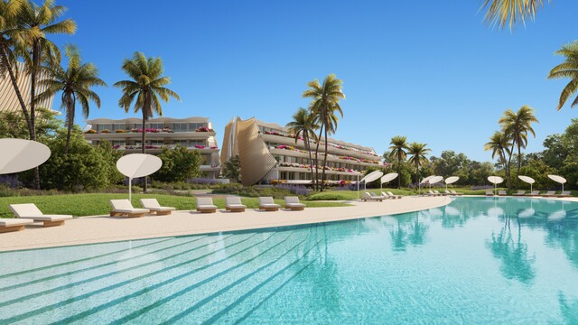 ***** MODERNE LUXE APPARTEMENTEN EN EEN OASE AAN ZEE met prachtig zwembad Appartementen met UITZICHT OP ZEE BESCHIKBAAR in EL Albir, Costa Blanca Noord, Spanje Costa Blanca Noord Spanje te koop
