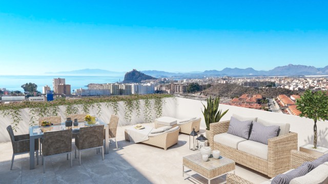 *****Geweldige kans Nieuw resort in Aguilas met appartementen met zeezicht en  vrijstaande villas Costa Calida, Murcia, Spanje te koop.