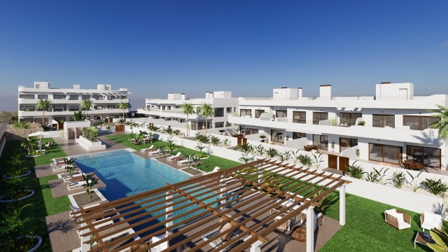 Luxe Appartementen in Serena Golf, met Uitzicht op de Golfbaan en de Zee, Los Alcázares – Costa Cálida, Spanje.