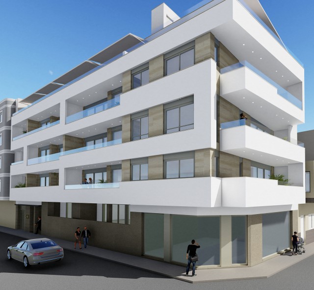 Victoria I - Variëteit aan Ontwerpen en Levensstijl aan Zee Appartementen en penthouse in Torrevieja, Costa Blanca Zuid, Spain te koop.