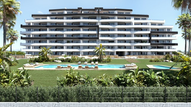 Mis uw kans niet .Nieuwe Promotie van Privé Residentiële gemeubileerde Appartementen in San Miguel de Salinas, Costa Blanca Zuid, Alicante, Spanje
