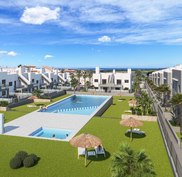 Nieuwbouwresidentie in San Miguel – Begane Grond Bungalow met Grote Tuin, Dichtbij de Golfbaan, Zuid-Costa Blanca, Alicante, Spanje.