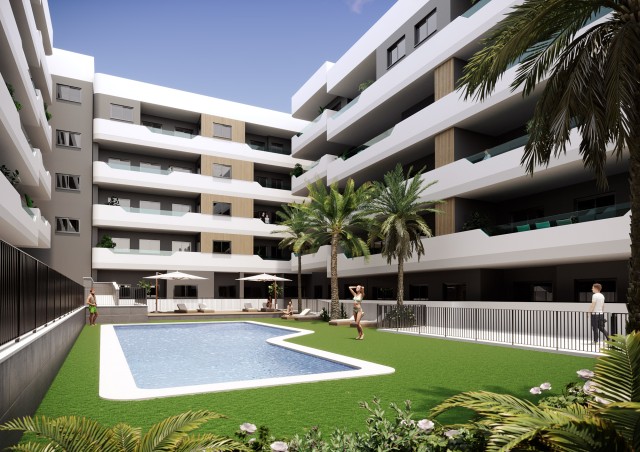 Appartement met Uitzicht op Zee op 800 Meter van het Strand, Santa Pola, Costa Blanca Zuid, Spanje te Koop bij uw Aankoop Makelaar Marquanthouses.