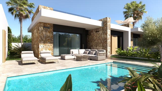Ontdek de Charme van Wonen in Lo Marabú: Gemeubileerde Luxe Villa Met Solarium en Privézwembad, Nabij La Marquesa Golf, Ciudad Quesada, Zuid-Costa Blanca, Alicante, Spanje.