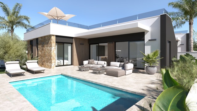 Ontdek de Charme van Wonen in Lo Marabú: Gemeubileerde Luxe Villa Met Solarium en Privézwembad, Nabij La Marquesa Golf, Ciudad Quesada, Zuid-Costa Blanca, Alicante, Spanje.