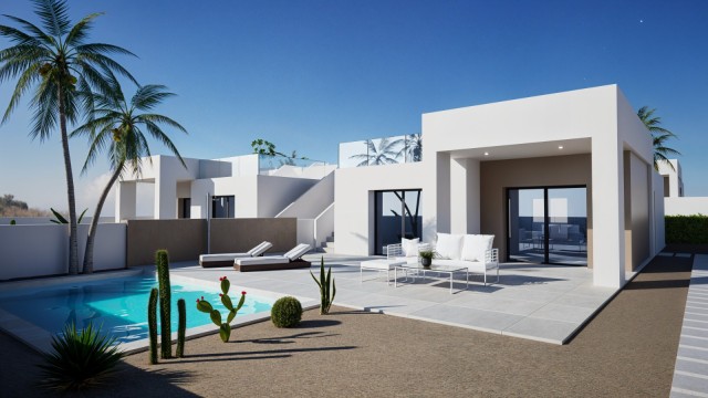 Nieuw vrijstaand landhuis met privé zwembad te koop in La Romana, Alicante, Costa Blanca Zuid, Spanje