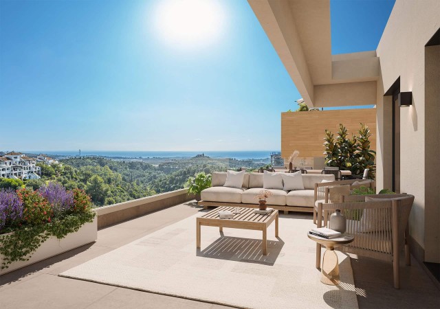 Beleef de meest exclusieve ervaring van de Costa del Sol in een omgeving die mediterrane architectuur, absoluut comfort en panoramische uitzichten op zee combineert, Marbella, Costa Del Sol, Málaga.